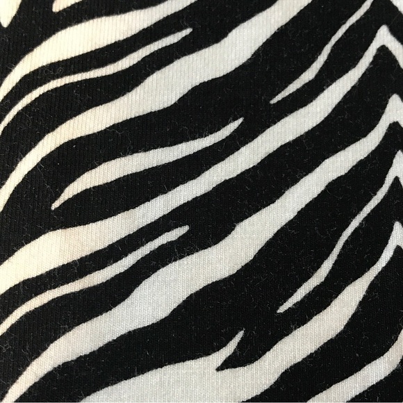 Talbots black & white round neck short sleeve XL 96% rayon & 4% spandex … - Picture 5 of 7